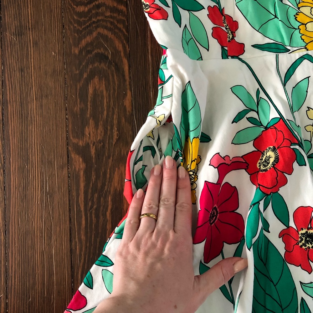 Sxia Floral Dress Large retro - Picture 6 of 8